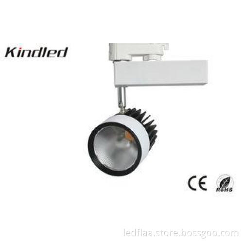 PC Black COB 1000lm Led Track Lights 30 for Store Shop 5000